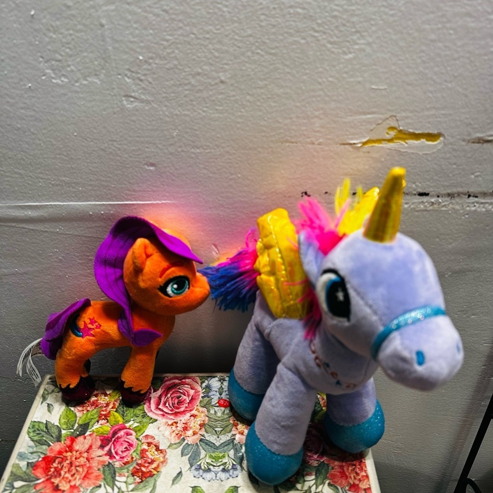 My Little Pony Plush and unicorn plush